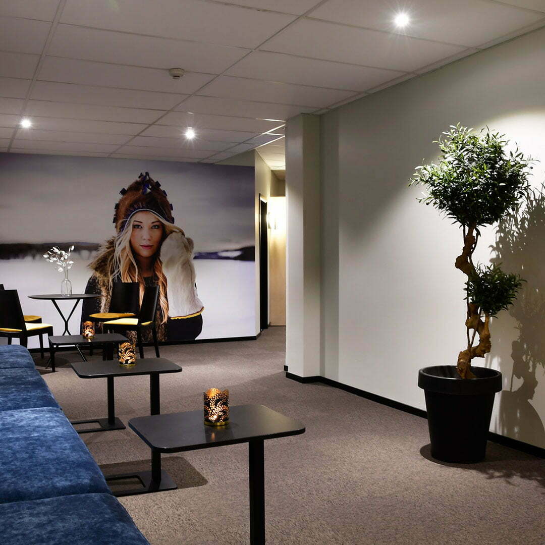 Konferens nyrenoverad korridor på Pite Havsbad