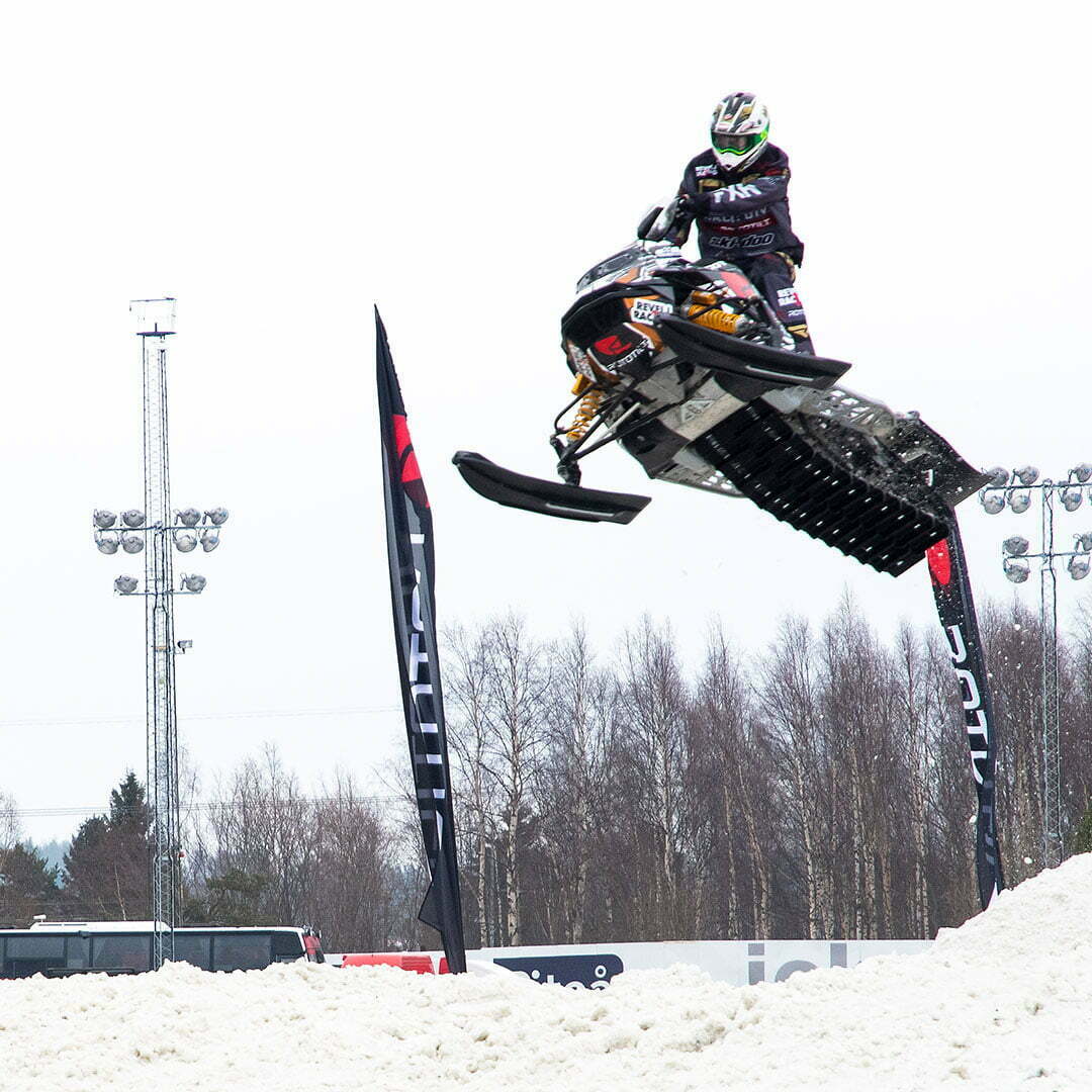 Adam Renheim nummer 311 Snowcross VM i Boden 2019