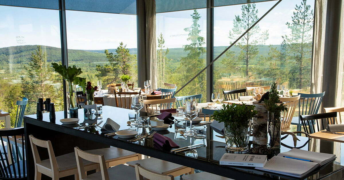 Översikt av Restaurang Utblick på Luppioberget