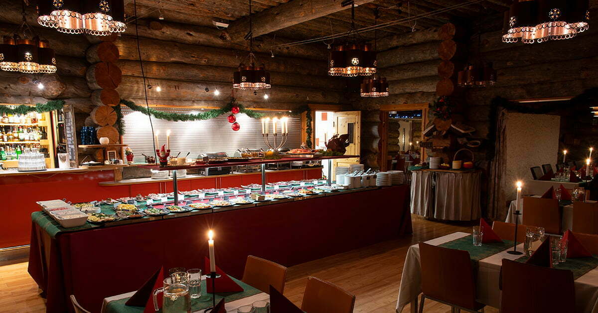Julbord på Brandön Lodge