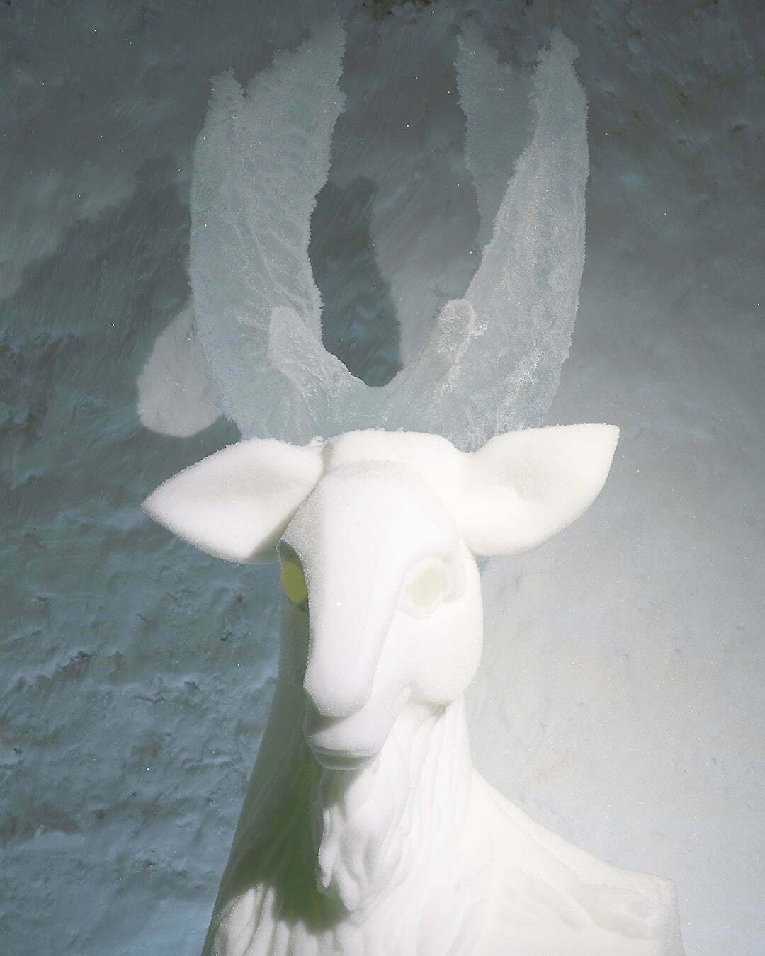 Icehotel Jukkasjärvi isskulptur Oh deer
