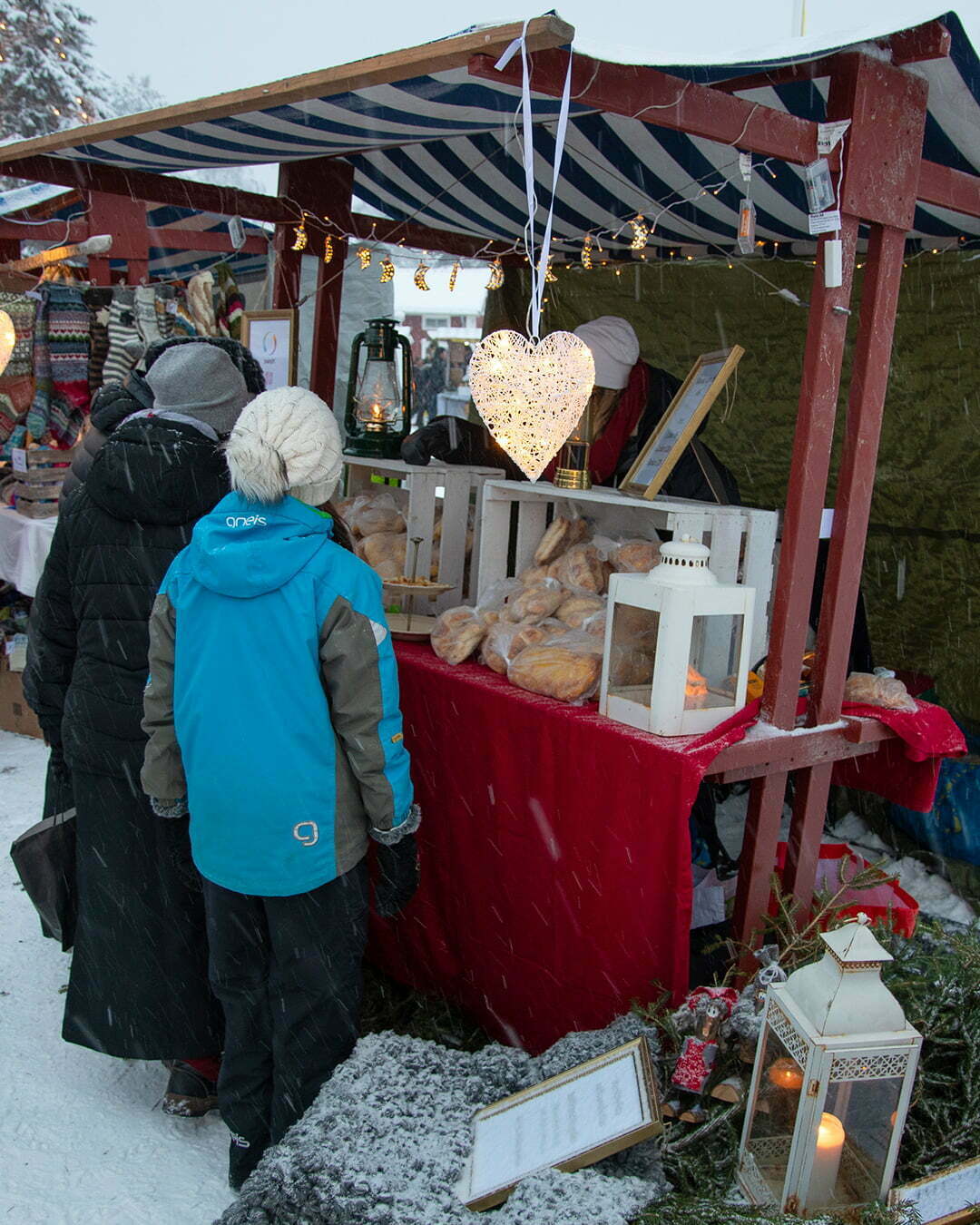 Julmarknad på Hägnan och Gammelstad kyrkstad
