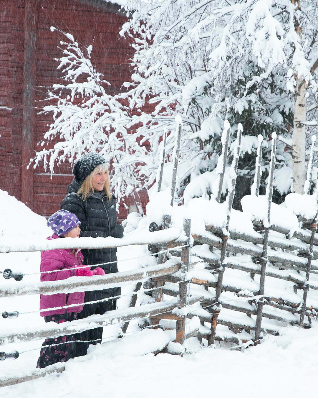 Julmarknad på Hägnan och Gammelstad kyrkstad