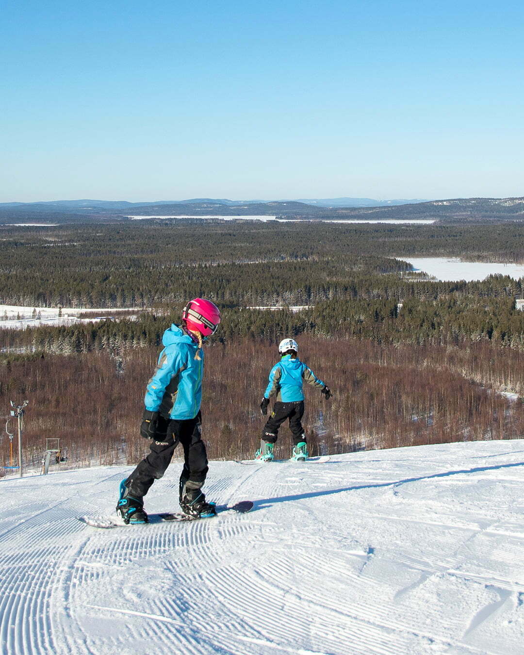 Snowboard i Måttsundsbacken vid Luleå