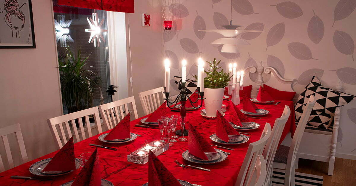Juldukning hemma