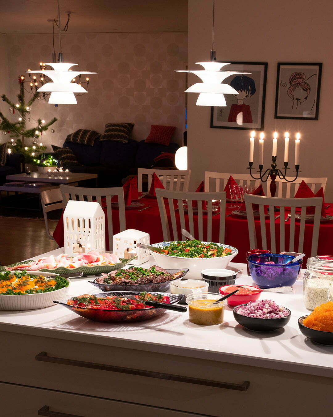 Julbuffé hemma