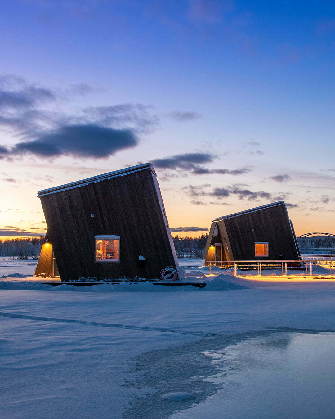 Arctic Bath bo på Luleälven