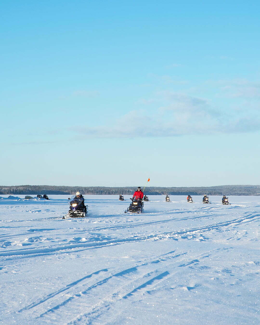 Skotertur för grupper i Luleå skärgård med Brändö Lodge