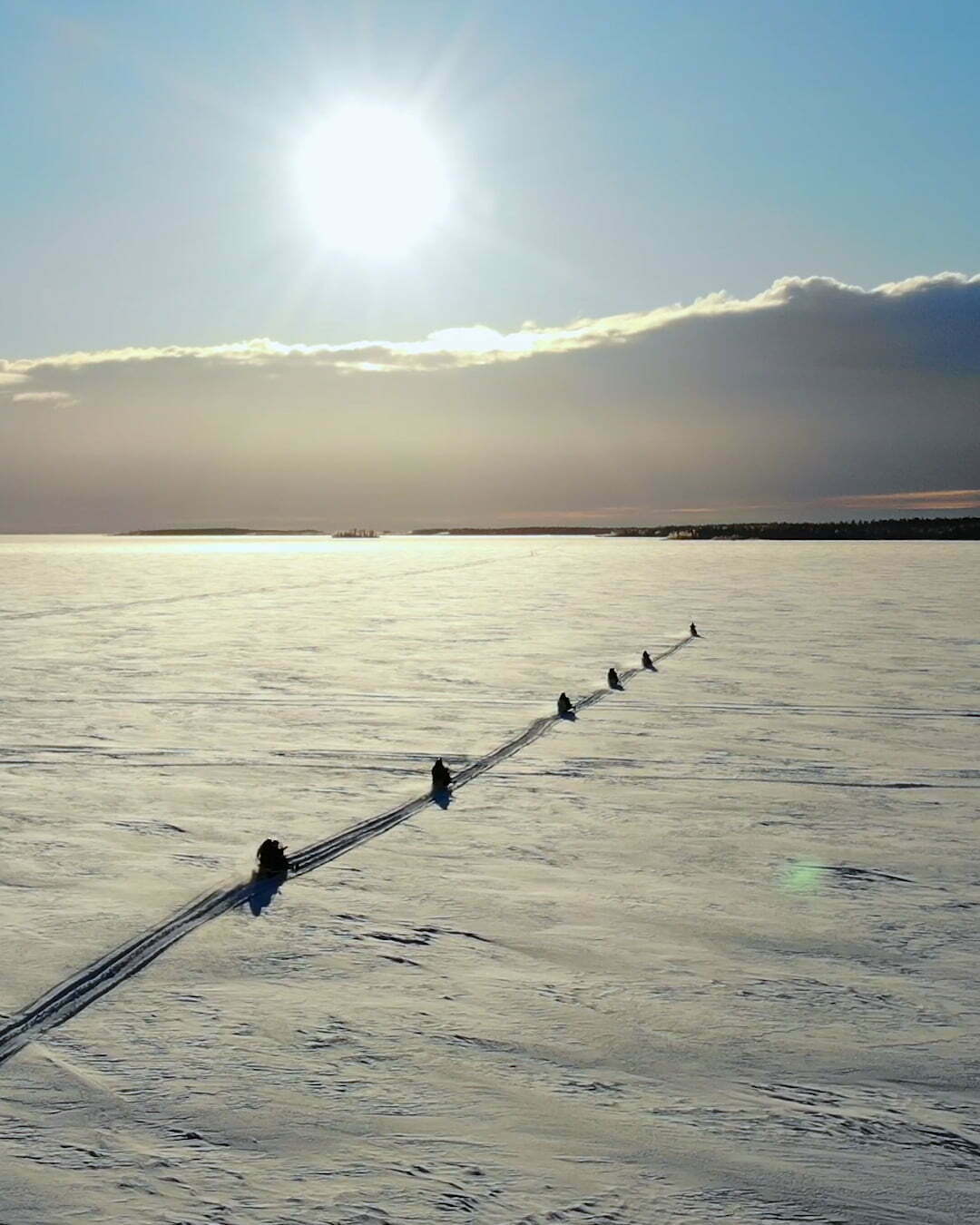 Skotertur för grupper i Luleå skärgård med Brändö Lodge