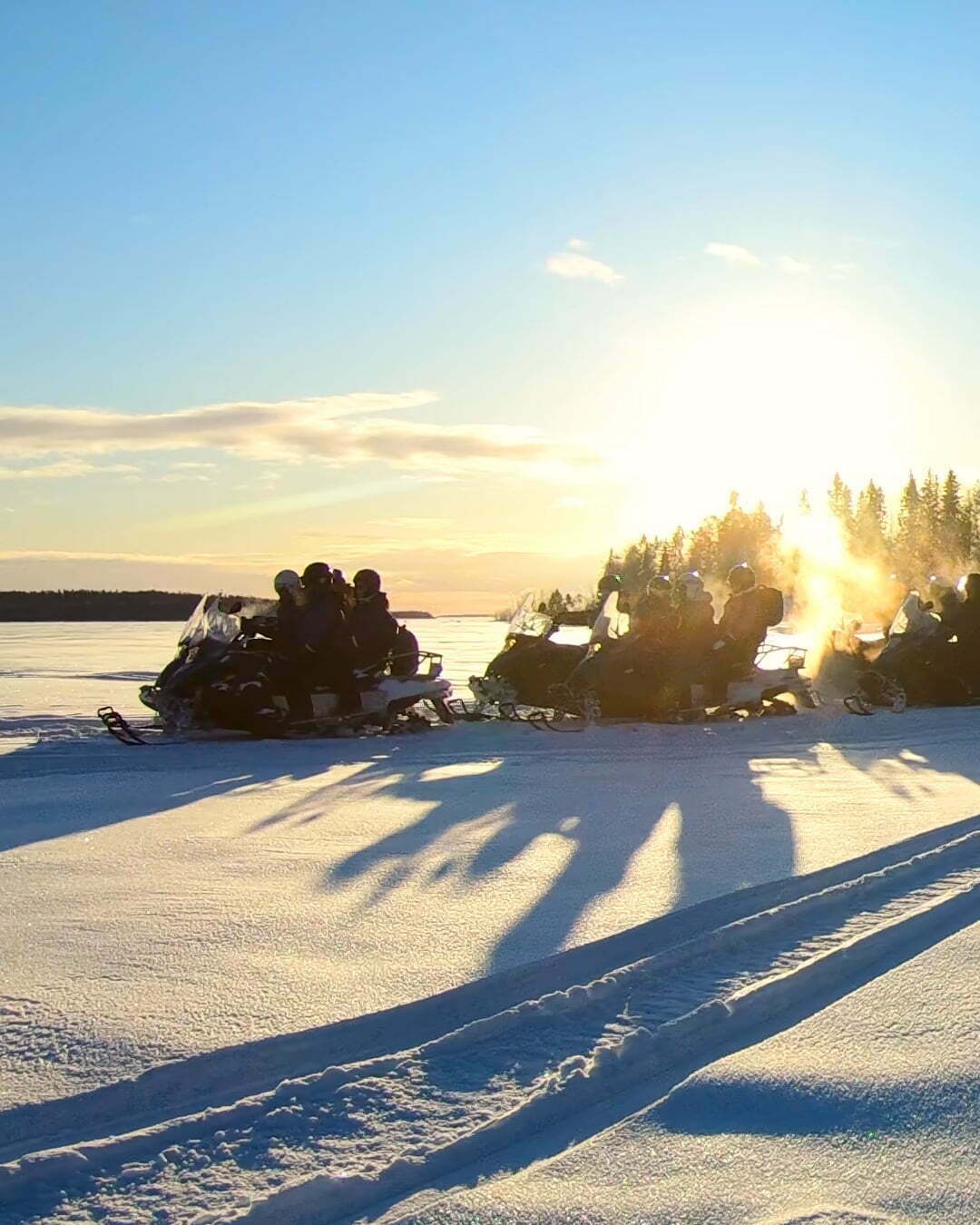 Skotertur för grupper i Luleå skärgård med Brändö Lodge