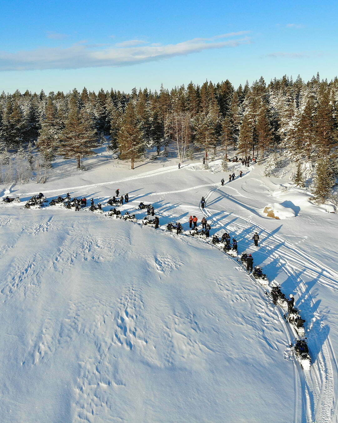 Skotertur för grupper i Luleå skärgård med Brändö Lodge