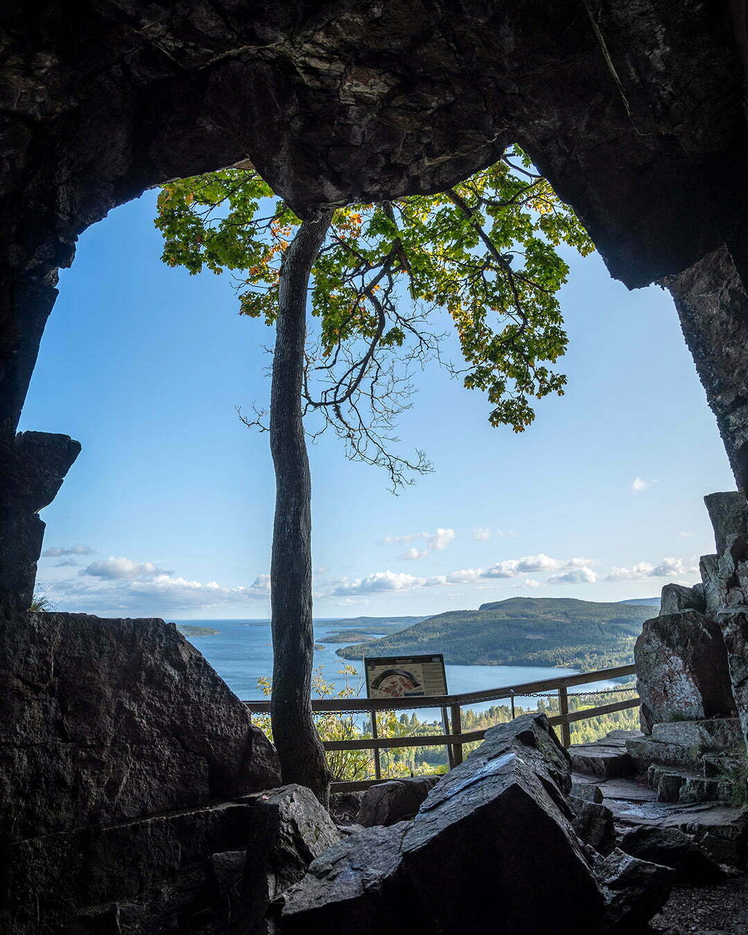 Kungsgrottan i Skuleberget Höga kusten