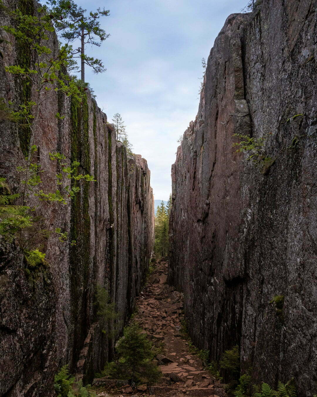 Slåttdalsskrevan i Skuleskogens nationalpark