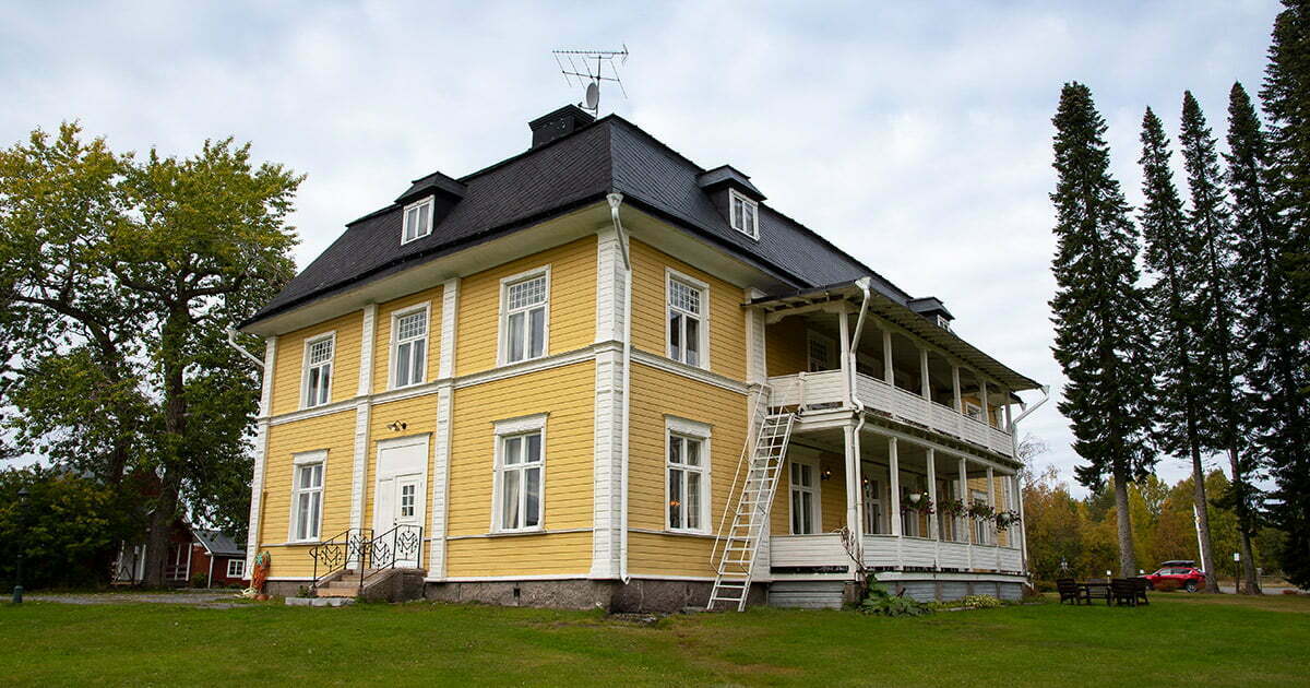 Melderstein Herrgård en sensommardag