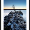 Näset i Sunderbyn en frusen solnedgång tidig vinter tavla 00103 Näset i Sunderbyn en frusen solnedgång tidig vinter tavla 00103