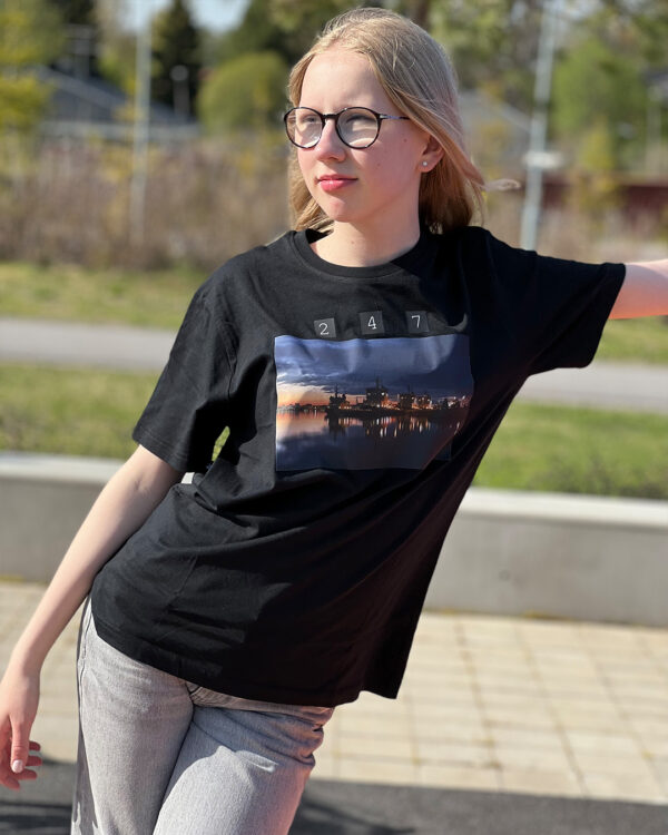 norrland-247-svart-t-shirt-isbrytarna-04 Norrland 247 T-shirt motiv över Isbrytarna Luleå, SVART