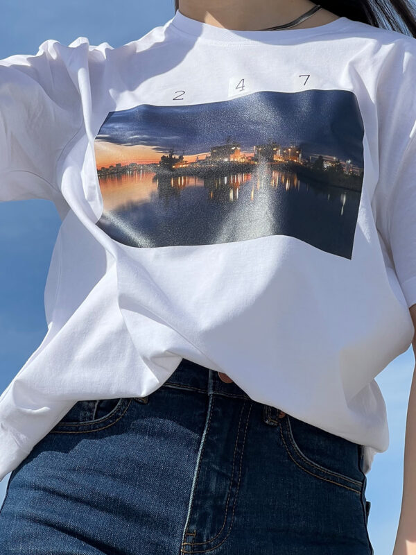 norrland-247-vit-t-shirt-isbrytarna-03 Poster 00059 – Luleå Bergnäsbron Norrsken Nysnö Luleälven